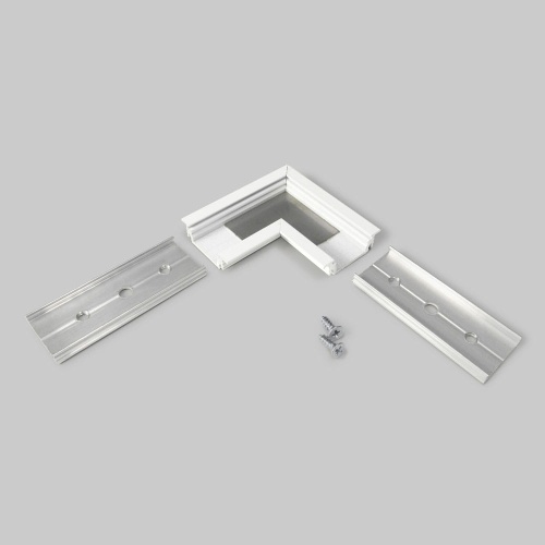 Łącznik kątowy 90° biały do profilu aluminiowego LED GROOVE14