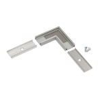 Łącznik kątowy 90° anodowany do profilu aluminiowego LED SURFACE10