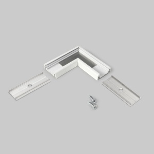 Łącznik kątowy 90° biały do profilu aluminiowego LED SURFACE10