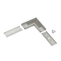 Łącznik kątowy 90° anodowany do profilu aluminiowego LED SURFACE14