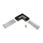 Łącznik kątowy 90° czarny do profilu aluminiowego LED SURFACE14