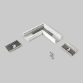 Łącznik kątowy 90° biały do profilu aluminiowego LED UNI12