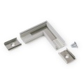 Łącznik kątowy 90° anodowany do profilu aluminiowego LED UNI12