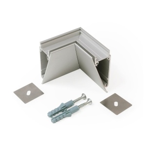Łącznik kątowy 90° anodowany do profilu aluminiowego LED WALLE12
