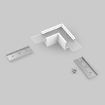 Łącznik kątowy 90° biały do profilu aluminiowego LED LINEA20     