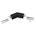 Łącznik kątowy 135° czarny do profilu aluminiowego LED LINEA20   