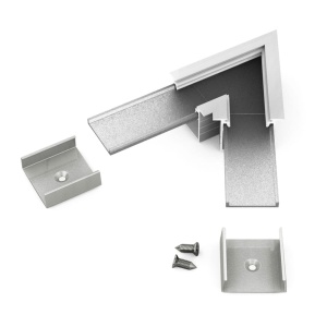 Łącznik kątowy 60° anodowany do profilu aluminiowego LED LINEA-IN20  
