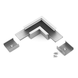 Łącznik kątowy 90° anodowany do profilu aluminiowego LED LINEA-IN20   