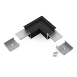 Łącznik kątowy 90° czarny do profilu aluminiowego LED LINEA-IN20   