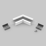 Łącznik kątowy 120° biały do profilu aluminiowego LED LINEA-IN20  