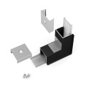 Łącznik kątowy 270° czarny gięty do profilu aluminiowego LED LINEA-IN20