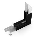 Łącznik kątowy 270° czarny gięty do profilu aluminiowego LED VARIO30-02     