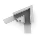 Łącznik kątowy 60° anodowany do profilu aluminiowego LED VARIO30-05  