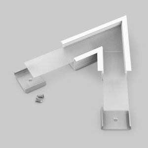 Łącznik kątowy 60° biały do profilu aluminiowego LED VARIO30-07