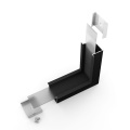 Łącznik kątowy 90° czarny gięty do profilu aluminiowego LED VARIO30-07