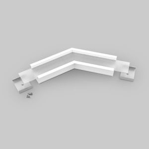 Łącznik kątowy 135° biały do profilu aluminiowego LED VARIO30-07 