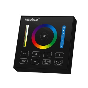 Panel LED naścienny - RGB /RGB+W /RGB+CCT - 1 strefowy - 2x1,5V - B0-B