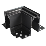 Łącznik szynoprzewodu magnetycznego podtynkowego typ "L" boczny czarny - ML6632