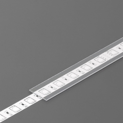 Klosz wsuwany "A1" transparentny do profili aluminiowych LED - 2mb