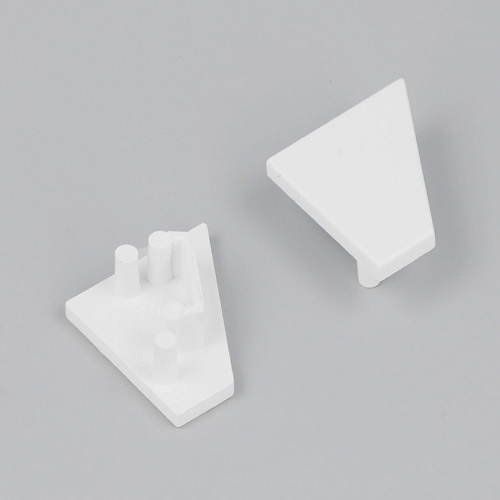 Zaślepka biała do profilu aluminiowego LED CORNER10.v2 - kpl. 2 szt.