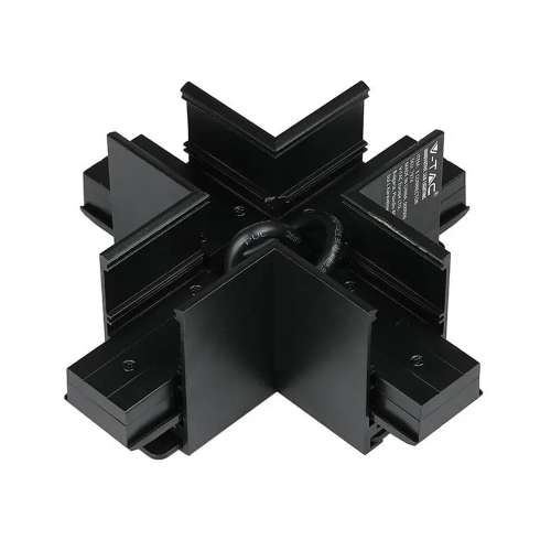 Łącznik szynoprzewodu magnetycznego typ "+" czarny - SKU 7974
