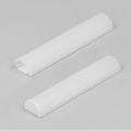 Profil aluminiowy LED ARC12 - gięty - biały malowany z kloszem - z kloszem "D"