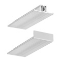 Profil aluminiowy LED BACK10 surowy z kloszem - z kloszem "A" mlecznym i zaślepką