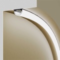 Profil aluminiowy LED ARC12 - gięty - surowy z kloszem - 1mb - realizacja z przekrojem