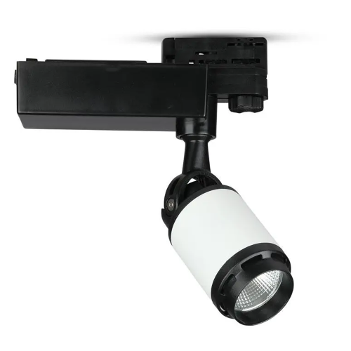 Lampa szynowa 3-fazowa 35W 2850lm 6000K biało-czarna - VT-4537