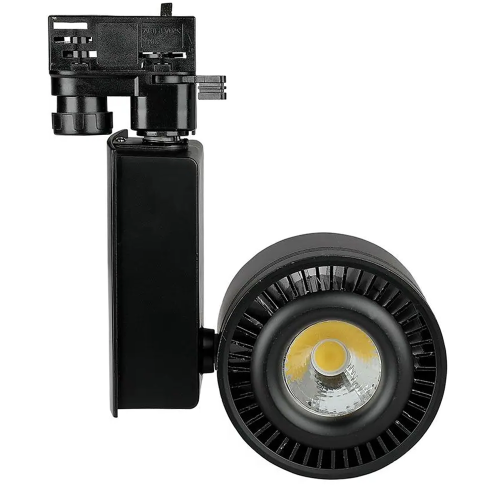 Lampa szynowa 3-fazowa 45W 2300lm 5000K czarna - VT-4545