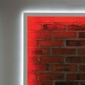 Profil aluminiowy LED BACK10 anodowany z kloszem - realizacja