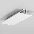 Profil aluminiowy LED BACK10 biały malowany z kloszem