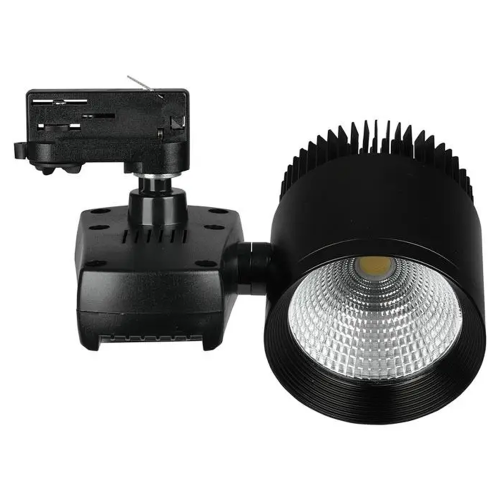 Lampa szynowa LED 3-fazowa 40W 2600lm 5000K czarna - VT-4540T