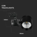 Lampa szynowa LED 3-fazowa 40W 2600lm 5000K czarna - VT-4540T