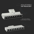 Lampa szynowa LED 3-fazowa 25W 2000lm Samsung LED - biała - VT-431-W