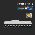 Lampa szynowa LED 3-fazowa 25W 2000lm Samsung LED - biała - VT-431-W