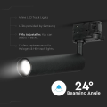 Lampa szynowa LED 3-fazowa 7W 420lm Samsung LED - czarna - VT-407-B