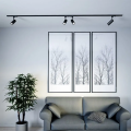 Lampa szynowa LED 3-fazowa 15W 1050lm Samsung LED - czarna - VT-415-B