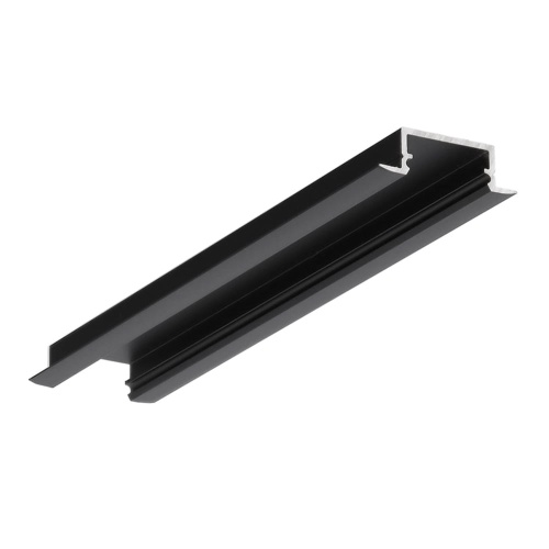 Profil aluminiowy LED BEGTIN12 czarny anodowany z kloszem