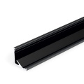 Profil aluminiowy LED CABI12 czarny anodowany z kloszem