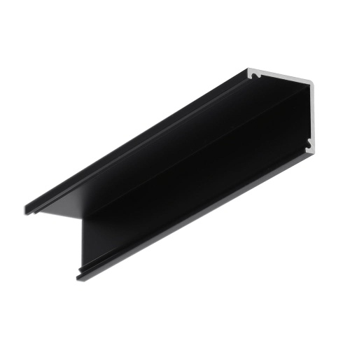 Profil aluminiowy LED CABI12 DUO czarny anodowany z kloszem