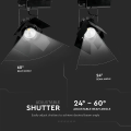 Lampa szynowa LED 3-fazowa 33W 2640lm Samsung LED - czarna - VT-433-B