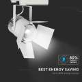 Lampa szynowa LED 3-fazowa 33W 2640lm Samsung LED - biała - VT-433-W