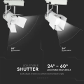 Lampa szynowa LED 3-fazowa 33W 2640lm Samsung LED - biała - VT-433-W