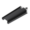 Profil aluminiowy LED CORNER10 anodowany czarny z kloszem
