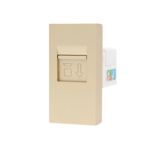Moduł gniazda komputerowego RJ45 szampański - WK-1-63 - LIVOLO