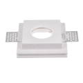 Sufitowa oprawa gipsowa - kwadratowa - 1xGU10