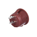 Wyłącznik kołyskowy 10A 250V AC - brązowy