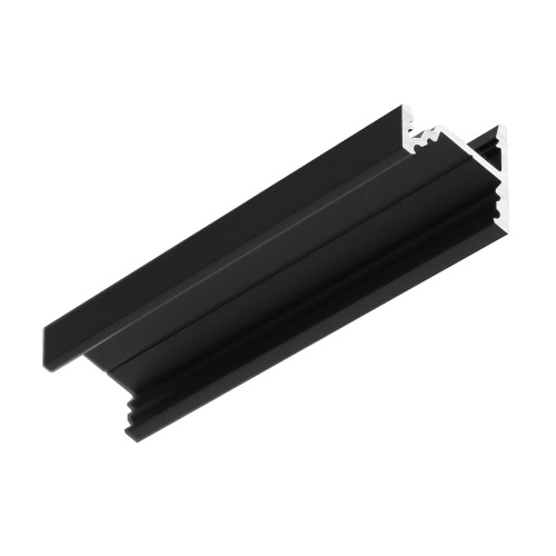 Profil aluminiowy LED CORNER10.v2 czarny anodowany z kloszem