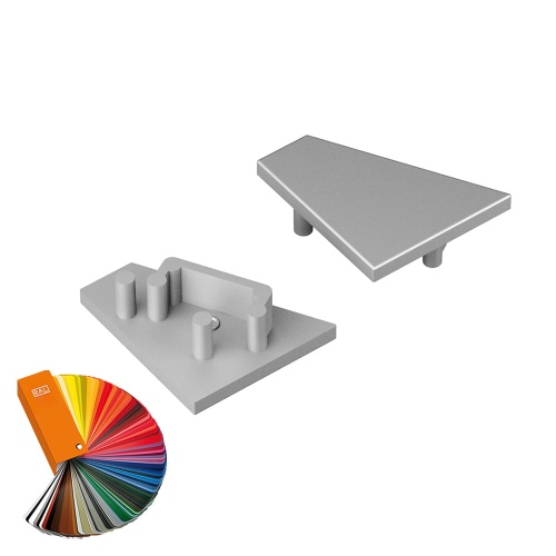 Zaślepka do profilu CORNER12.v2 - RAL - kpl. 2 szt.